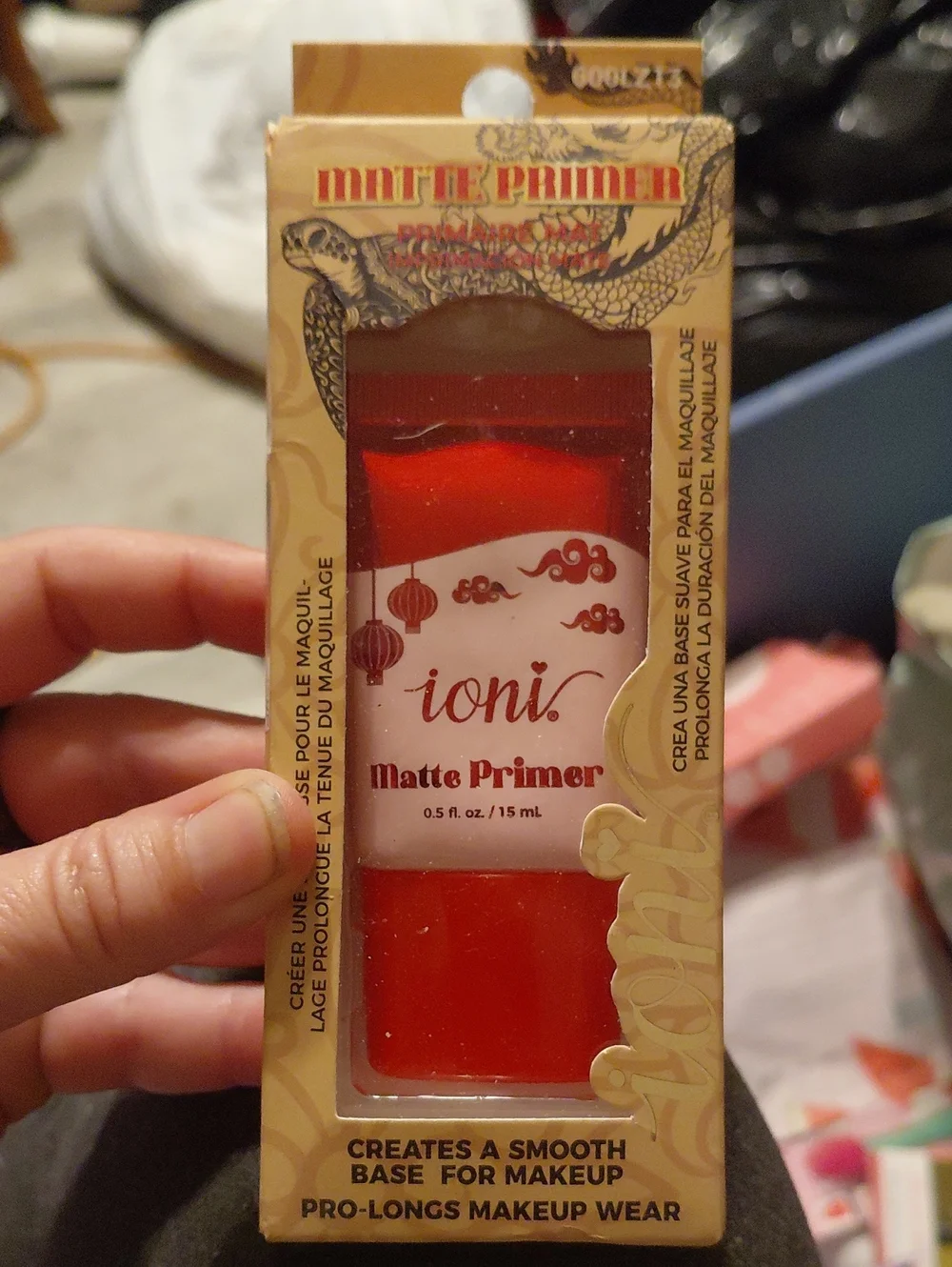 5/$10 Ioni Matte Primer - Red Packaging